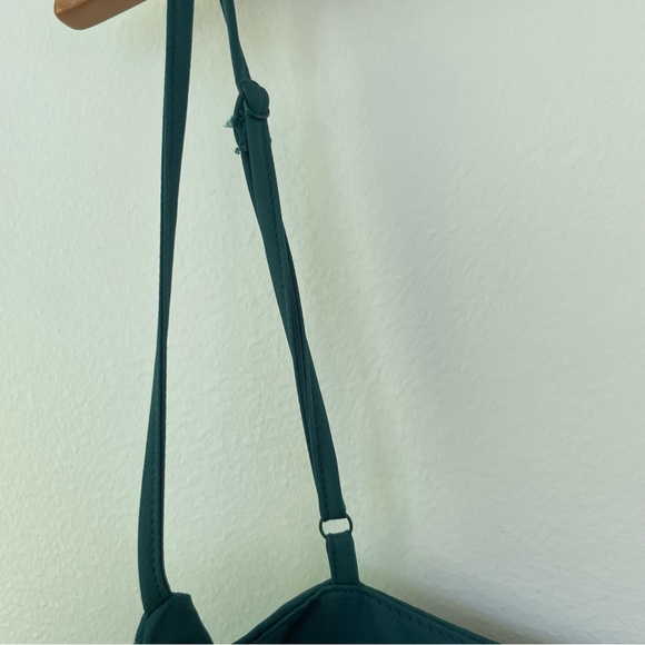 A New Day Emerald Green Midi Satin Slip Dress M Medium Adjustable Straps - Picture 8 of 10